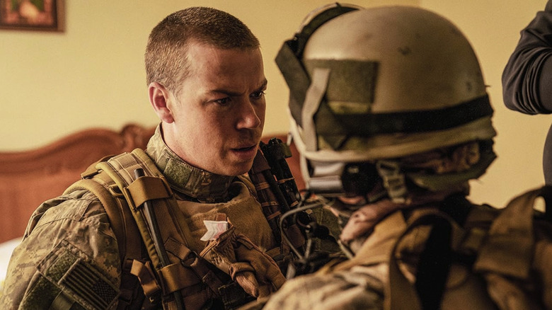 Will Poulter's Erik looks confused in Warfare