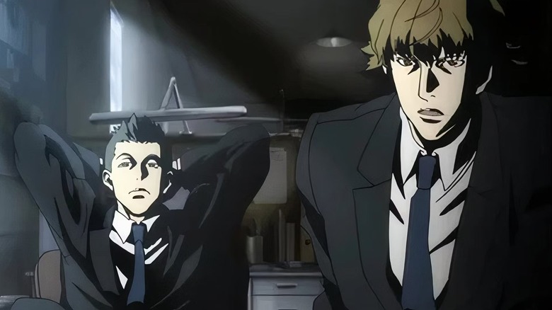 Sam and Dean wearing suits in 