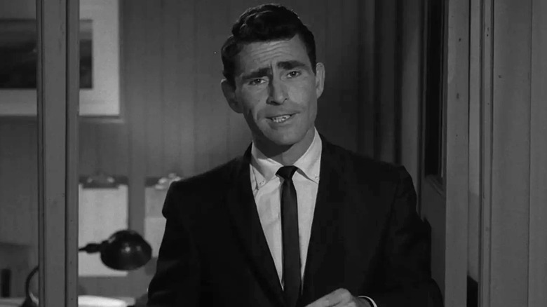 Rod Serling introducing The Twilight Zone