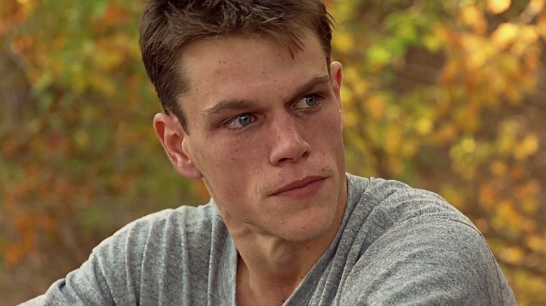 Matt Damon looks haunted and emaciated as Andrew Ilario in Courage Under Fire