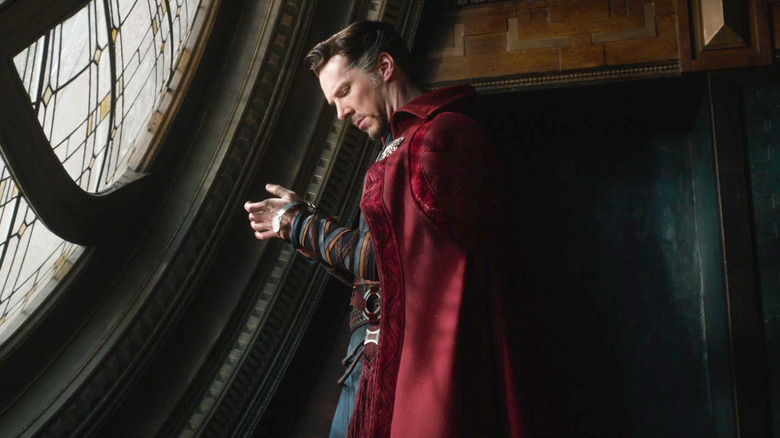 Doctor Strange in his full wizard outfit in Doctor Strange (2016)