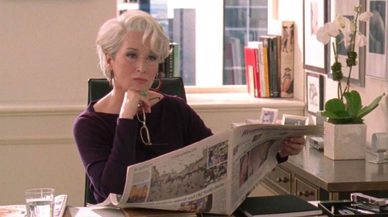 Meryl Streep as Miranda Priestly in The Devil Wears Prada