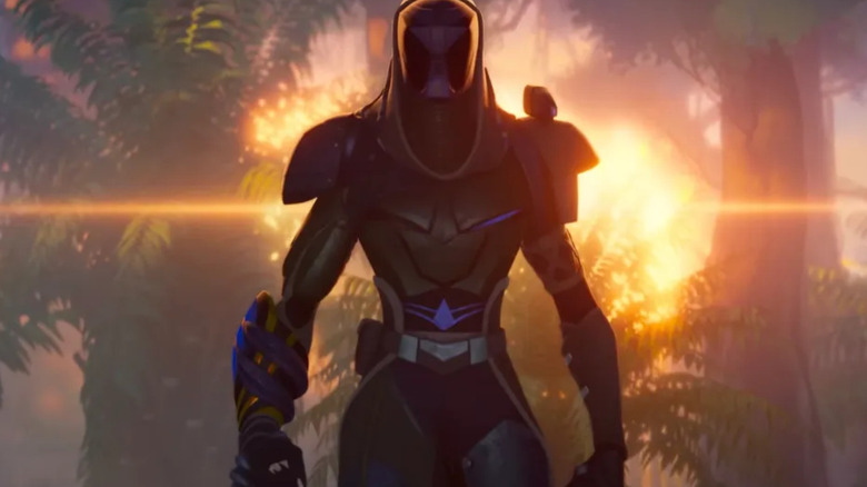 The Last Black Panther (Anika Noni Rose) strides into frame during Eyes of Wakanda