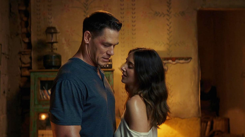 Mason and Claire standing next to each other in Freelance