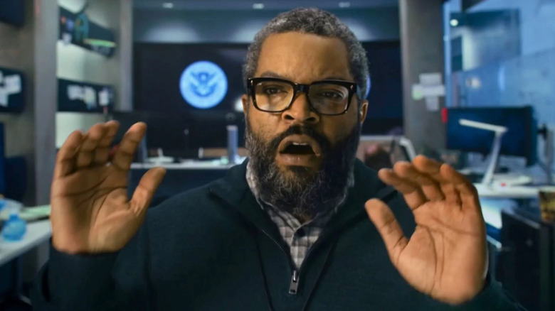Will Radford looks surprised in his DHS office in War of the Worlds (2025)
