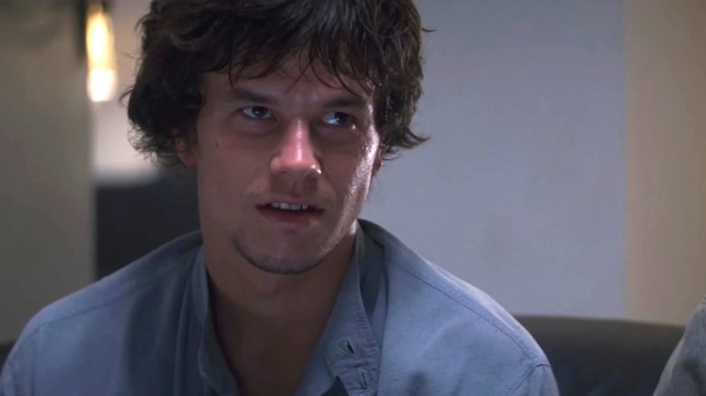 Dirk Diggler looking scared and disheveled in Boogie Nights