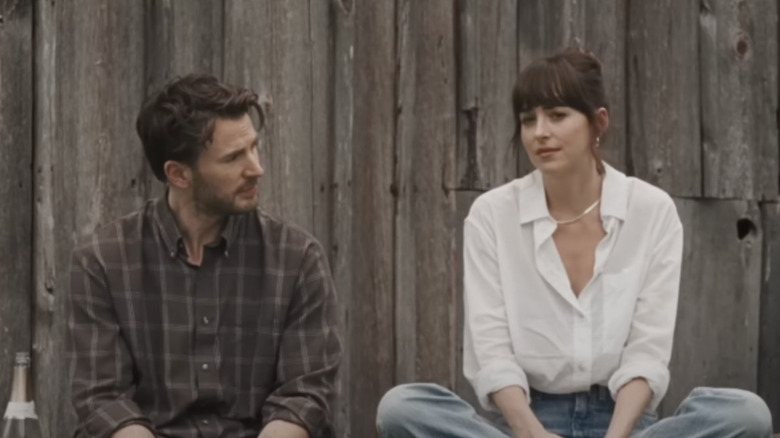 John and Lucy reconnect in Materialists