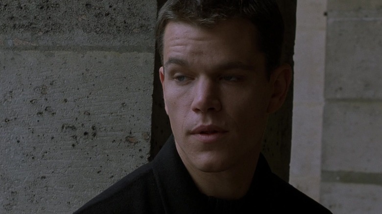 Matt Damon's Jason Bourne stands in shadow in Jason Bourne