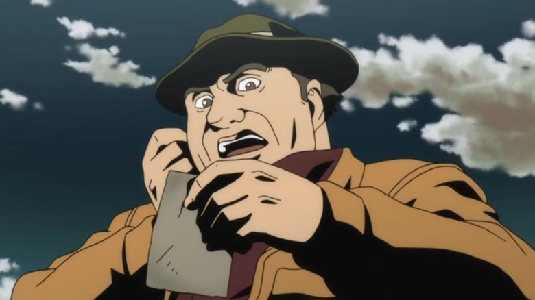 Bobby looking shocked while reading a note in "Supernatural: The Animation"