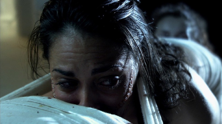 Ashley C. Williams eats poop as Lindsay in The Human Centipede (First Sequence)