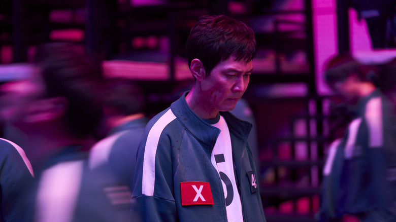 Gi-hun looks sad in Squid Game season 2