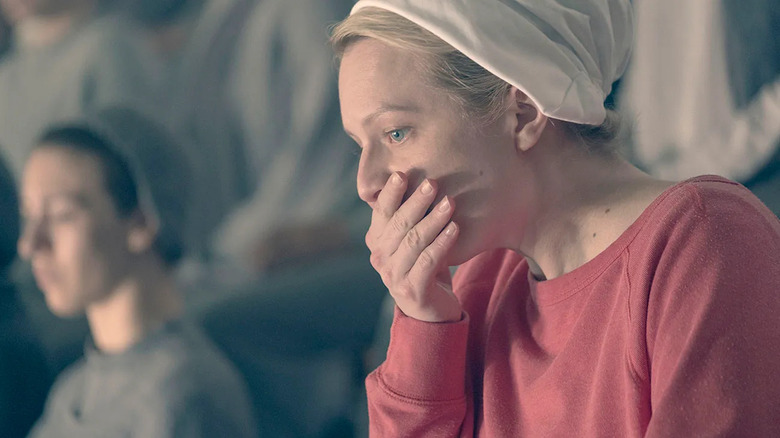 The Handmaid's Tale, June watching Eden's death in horror